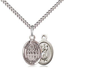 Pewter Saint Cecilia Choir Medal Religious and Catholic Jewelry
