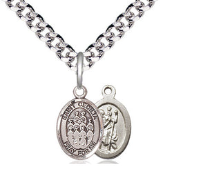 Pewter Saint Cecilia Choir Medal Religious and Catholic Jewelry