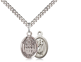 Pewter Saint Cecilia Choir Medal Religious and Catholic Jewelry