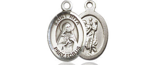 Pewter Saint Rita Baseball Medal