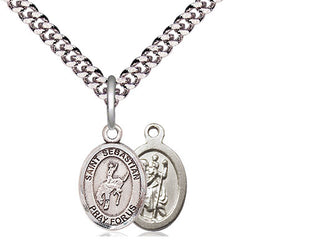 Pewter Saint Sebastian Rodeo Medal Religious and Catholic Jewelry