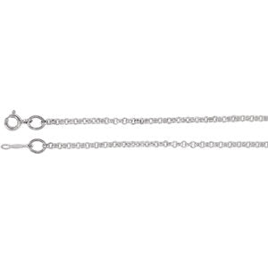 18-inch Rolo Chain with Spring Ring - Sterling Silver