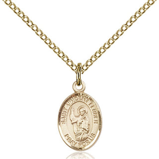 Gold-Filled St. Vincent Ferrer Pendant