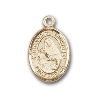 Gold-Filled Saint Madonna Del Ghisallo Pendant