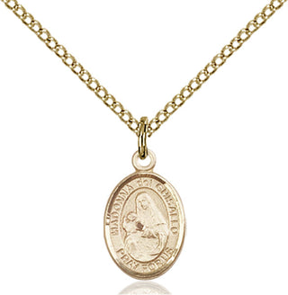 Gold-Filled St. Madonna Del Ghisallo Pendant - SALE