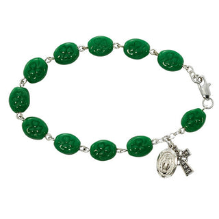 Green Shamrock Bracelet