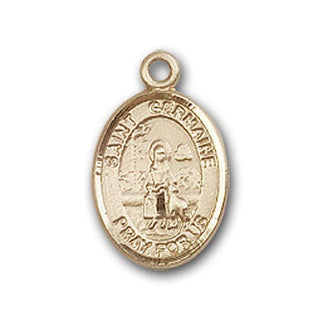Gold-Filled Saint Germaine Cousin Pendant