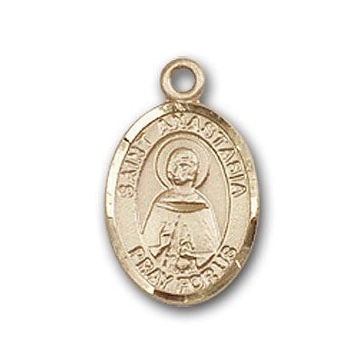 Gold-Filled St. Anastasia Pendant