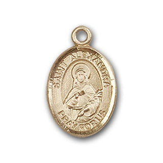 Gold-Filled Saint Alexandra Pendant