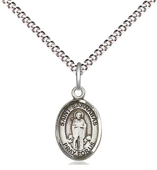Pewter Saint Barnabas Medal Religious and Catholic Jewelry Engraved Catholic Saint Jewelry