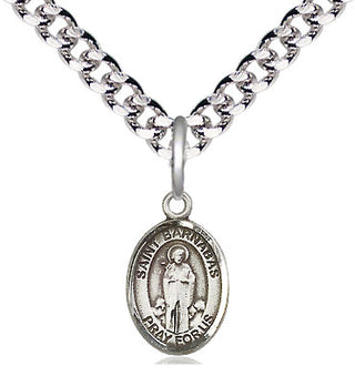 Pewter Saint Barnabas Medal Religious and Catholic Jewelry Engraved Catholic Saint Jewelry