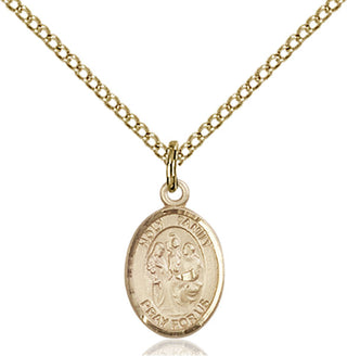 Gold-Filled Holy Family Pendant