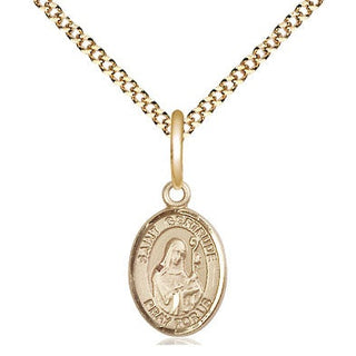 Gold-Filled St. Gertrude of Nivelles Pendant
