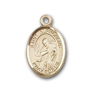 Gold-Filled Saint Alphonsus Pendant