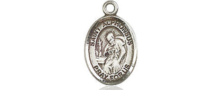 Pewter Saint Alphonsus Medal Engraved Catholic Saint Jewelry