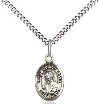 Pewter Saint Dominic Savio Medal Religious and Catholic Jewelry Engraved Catholic Saint Jewelry