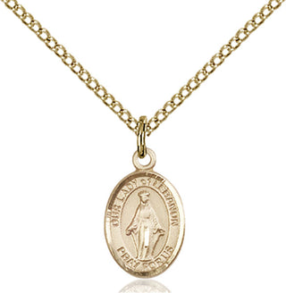 Gold-Filled Our Lady of Lebanon Pendant
