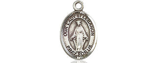 Pewter Our Lady of Lebanon Medal Engraved Catholic Saint Jewelry