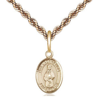 14kt Gold Our Lady of Hope Medal Engraved Catholic Saint Jewelry