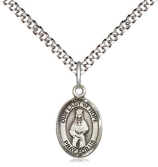 Pewter Our Lady of Hope Medal Religious and Catholic Jewelry Engraved Catholic Saint Jewelry