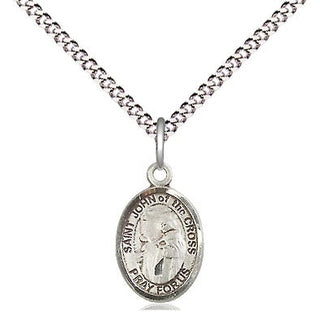 Pewter Saint John of the Cross Medal Religious and Catholic Jewelry Engraved Catholic Saint Jewelry