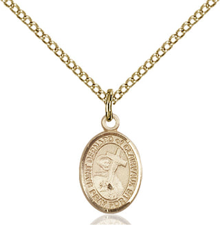Gold-Filled St. Bernard of Clairvaux Pendant