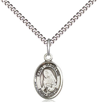 Pewter Saint Madeline Sophie Barat Medal Religious and Catholic Jewelry Engraved Catholic Saint Jewelry