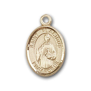 Gold-Filled Saint Placidus Pendant