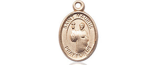 14kt Gold Filled Saint Maurus Medal Engraved Catholic Saint Jewelry