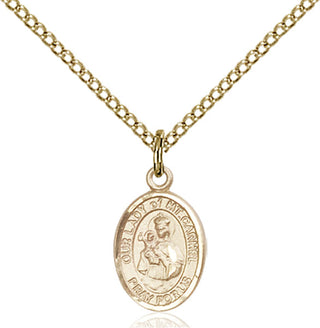 Gold-Filled Our Lady of Mount Carmel Pendant