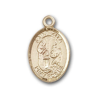 Gold-Filled Saint Zita Pendant