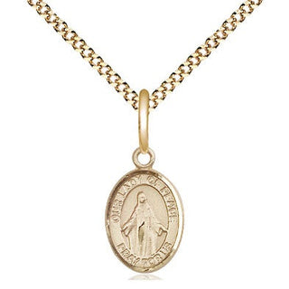 Gold-Filled Our Lady of Peace Pendant