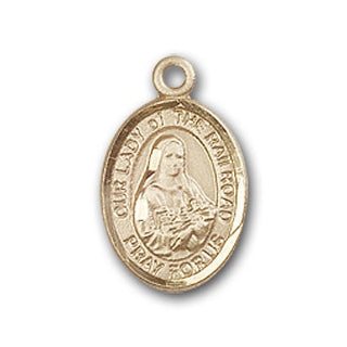 Gold-Filled Our Lady of the Railroad Pendant