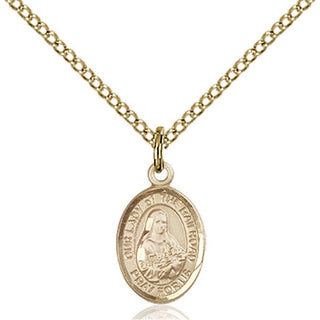 Gold-Filled Our Lady of the Railroad Pendant