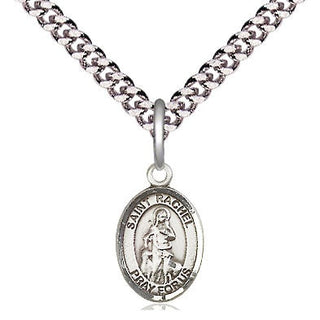 Pewter Saint Rachel Medal Religious and Catholic Jewelry Engraved Catholic Saint Jewelry