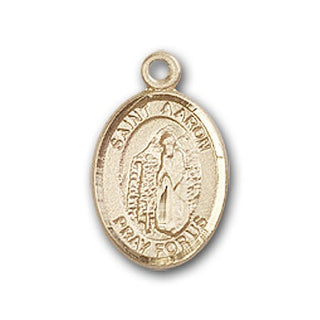 14K Gold-Filled Saint Aaron Pendant - Engravable
