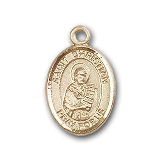 Gold-Filled Saint Christian Demosthenes Pendant