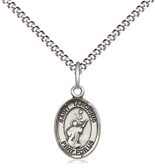 Pewter Saint Tarcisius Medal Religious and Catholic Jewelry Engraved Catholic Saint Jewelry