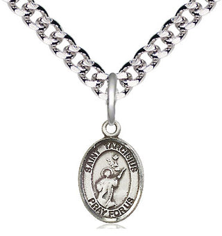 Pewter Saint Tarcisius Medal Religious and Catholic Jewelry Engraved Catholic Saint Jewelry