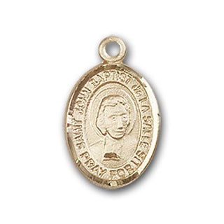 Gold-Filled Saint John Baptist de La Salle Pendant
