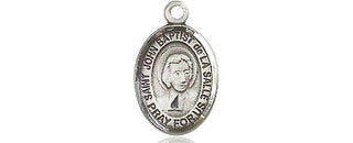 Pewter Saint John Baptist de la Salle Medal Engraved Catholic Saint Jewelry