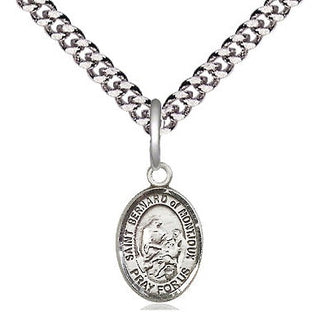 Pewter Saint Bernard of Montjoux Medal Religious and Catholic Jewelry Engraved Catholic Saint Jewelry