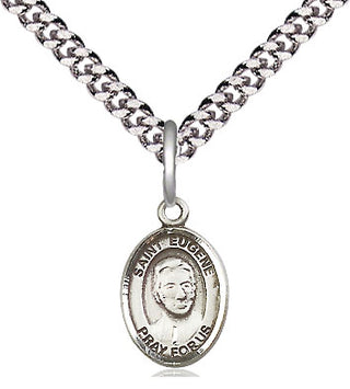 Pewter Saint Eugene de Mazenod Medal Religious and Catholic Jewelry Engraved Catholic Saint Jewelry