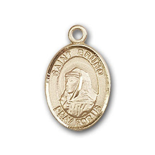 Gold-Filled Saint Bruno Pendant
