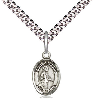 Pewter Saint Remigius of Reims Medal Religious and Catholic Jewelry Engraved Catholic Saint Jewelry