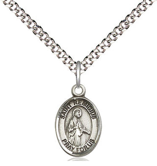 Pewter Saint Remigius of Reims Medal Religious and Catholic Jewelry Engraved Catholic Saint Jewelry