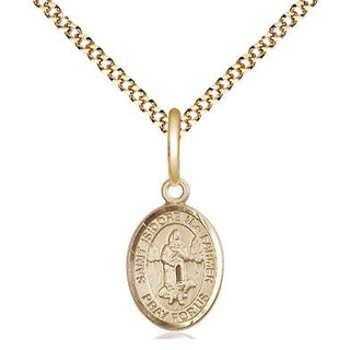 Gold-Filled St. Isidore the Farmer Pendant