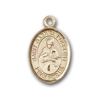 Gold-Filled Saint Gabriel Possenti Pendant