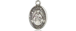 Pewter Saint Gabriel Possenti Medal Engraved Catholic Saint Jewelry