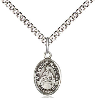 Pewter Saint Gabriel Possenti Medal Religious and Catholic Jewelry Engraved Catholic Saint Jewelry